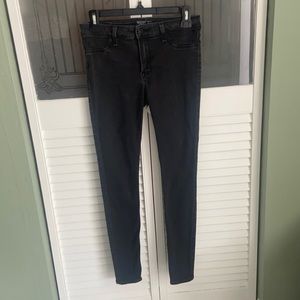 Abercrombie & Fitch 27/4 Regular Black Harper Low Rose Jean Legging